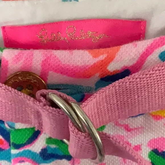 Lilly Pulitzer Floral Print Shorts with Belt - Picture 2 of 8